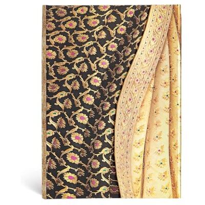 Paperblanks Notizbuch Siyah Midi Unliniert: Hardcover mit Klappumschlag Paperblanks Notizbuch Siyah Midi Unliniert: Hardcover mit Klappumschlag