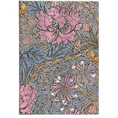 Paperblanks Morris Pink Honeysuckle (William Morris) Midi Unlined Hardcover Journal: Hardcover mit Elastikbandverschluss Paperblanks Morris Pink Honeysuckle (William Morris) Midi Unlined Hardcover Journal: Hardcover mit Elastikbandverschluss