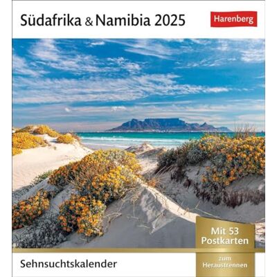 Harenberg Südafrika & Namibia Sehnsuchtskalender 2025 Wochenkalender mit 53 Postkarten: Wochen-Kalender zum Aufstellen für Urlaubsfeeling zu Hause. ... zum Aufhängen (Sehnsuchtskalender ) Harenberg Südafrika & Namibia Sehnsuchtskalender 2025 Wochenkalender mit 53 Postkarten: Wochen-Kalender zum Aufstellen für Urlaubsfeeling zu Hause. ... zum Aufhängen (Sehnsuchtskalender )