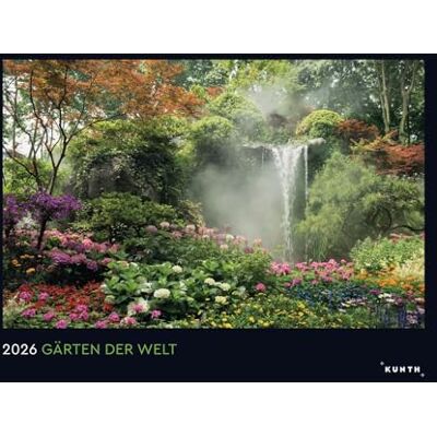 KUNTH Die schönsten Gärten der Welt Wandkalender 2026: Hochwertiger, bildstarker Kalender mit Spiralbindung im Großformat ( Wandkalender Black Edition 60 x 45 cm) KUNTH Die schönsten Gärten der Welt Wandkalender 2026: Hochwertiger, bildstarker Kalender mit Spiralbindung im Großformat ( Wandkalender Black Edition 60 x 45 cm)