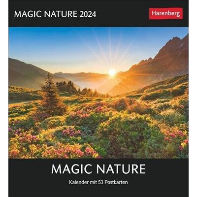 Harenberg Magic Nature Postkartenkalender 2024. Tischkalender zum Aufstellen und Aufhängen mit 53 Postkarten: Landschafts- und Tierfotos zum Sammeln und Verschicken: Kalender mit 53 Postkarten Harenberg Magic Nature Postkartenkalender 2024. Tischkalender zum Aufstellen und Aufhängen mit 53 Postkarten: Landschafts- und Tierfotos zum Sammeln und Verschicken: Kalender mit 53 Postkarten