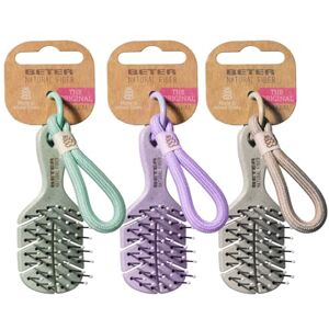 Beter 3er-Pack Charm der Bürste Natural Fiber, Format XSS, Inklusive Kette zum Aufhängen an Tasche, Rucksack oder Hose Beter 3er-Pack Charm der Bürste Natural Fiber, Format XSS, Inklusive Kette zum Aufhängen an Tasche, Rucksack oder Hose