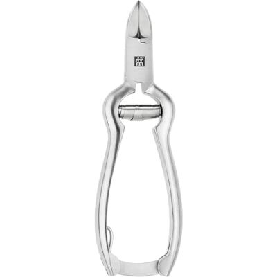 ZWILLING Nagelzange (mit Pufferfeder, ergonomische Form, besonders scharfe Schneiden für feste Finger- und Fußnägel), Premium, Silber ZWILLING Nagelzange (mit Pufferfeder, ergonomische Form, besonders scharfe Schneiden für feste Finger- und Fußnägel), Premium, Silber