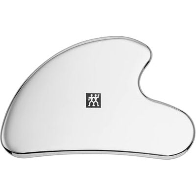 ZWILLING Gesichtsmassager (Gua Sha, Gesichtsbehandlung für Regeneration und Vitalität, Detox Effekt, Kühlung), Edelstahl, Premium, Silber ZWILLING Gesichtsmassager (Gua Sha, Gesichtsbehandlung für Regeneration und Vitalität, Detox Effekt, Kühlung), Edelstahl, Premium, Silber