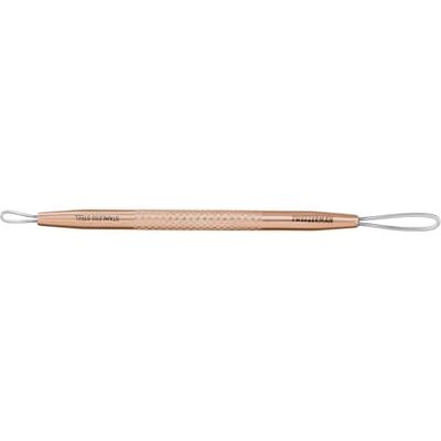 TWEEZERMAN Mitesserentferner (Porenreiniger mit zwei Schlaufen, für Hautunreinheiten, ergonomischer Griff, rostfreier Edelstahl), Rosé Gold TWEEZERMAN Mitesserentferner (Porenreiniger mit zwei Schlaufen, für Hautunreinheiten, ergonomischer Griff, rostfreier Edelstahl), Rosé Gold
