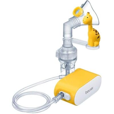 Beurer IH 58 Kids Inhalator mit Giraffen-Aufsteckfigur zur Verneblung von flüssigen Medikamenten, für eine effektive Inhalation bei Kindern, mit hoher Verneblungsleistung und kurzer Inhalationszeit Beurer IH 58 Kids Inhalator mit Giraffen-Aufsteckfigur zur Verneblung von flüssigen Medikamenten, für eine effektive Inhalation bei Kindern, mit hoher Verneblungsleistung und kurzer Inhalationszeit