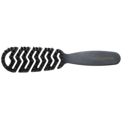 Hercules Flexy Shape Brush (schmal) Haarbürste für extra sanftes Entwirren. Haarbürste mit ergonomischem Griff, mit Naturborsten und Nylonpins für gesundes Haar Farbe: Schwarz Hercules Flexy Shape Brush (schmal) Haarbürste für extra sanftes Entwirren. Haarbürste mit ergonomischem Griff, mit Naturborsten und Nylonpins für gesundes Haar Farbe: Schwarz
