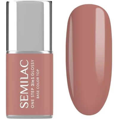 Semilac One Step 3in1 S235 Peach Beige Pfirsich 7ml Gellack Hochglanz deckend UV nail polish Gel polish Semilac One Step 3in1 S235 Peach Beige Pfirsich 7ml Gellack Hochglanz deckend UV nail polish Gel polish
