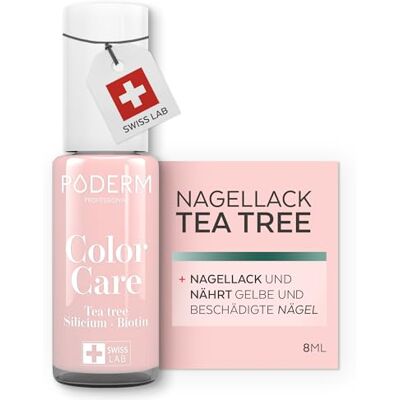 PODERM Pflege-Nagellack mit Teebaumöl Rosa 8 ML Swiss Lab Reinigt, Klärt & Pflegt Gelbe und Beschädigte Nägel Angereichert mit Teebaumöl und Biotin Von einem Podologen Entwickelt PODERM Pflege-Nagellack mit Teebaumöl Rosa 8 ML Swiss Lab Reinigt, Klärt & Pflegt Gelbe und Beschädigte Nägel Angereichert mit Teebaumöl und Biotin Von einem Podologen Entwickelt