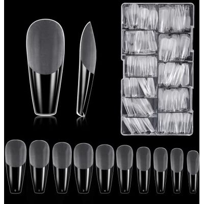 Carehabi 500 Stück Falsche Nagel Acryl Nagelspitzen mit Aufbewahrungskoffer für Nagelstudios und Diy Nail Art Zu Hause 10 Größen Carehabi 500 Stück Falsche Nagel Acryl Nagelspitzen mit Aufbewahrungskoffer für Nagelstudios und Diy Nail Art Zu Hause 10 Größen