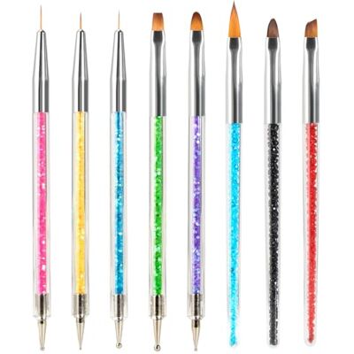 Elalove 8 Stück Nagel Pinsel, Nagelkunstpinsel Pinsel Set, Pinsel für Nägel mit Doppelkopf Nail Art Pinsel Set Dotting Pen und Gel Brush for Nails Präzise Pinsel für Nageldesign und Verzierungen Elalove 8 Stück Nagel Pinsel, Nagelkunstpinsel Pinsel Set, Pinsel für Nägel mit Doppelkopf Nail Art Pinsel Set Dotting Pen und Gel Brush for Nails Präzise Pinsel für Nageldesign und Verzierungen