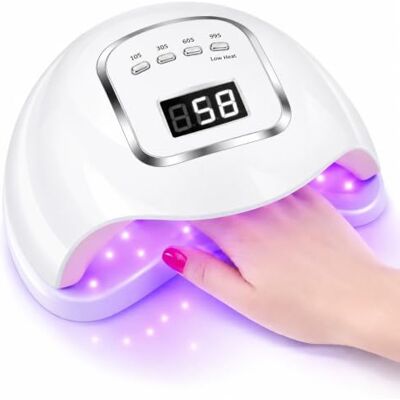 LALILL UV LED Lampe für Gelnägel 80W Nagellampe mit 4 Timern, LCD Display & Auto Sensor Nail Lamp für alle UV Nagellack & Gel Maniküre & Pediküre Nageltrockner LALILL UV LED Lampe für Gelnägel 80W Nagellampe mit 4 Timern, LCD Display & Auto Sensor Nail Lamp für alle UV Nagellack & Gel Maniküre & Pediküre Nageltrockner