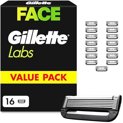 Gillette Labs Rasierklingen Herren, 16 Original Ersatzklingen, Schwarz Nassrasierer, Klingen Kompatibel mit Allen Labs Rasierern, Inkl. Heated Razor Gillette Labs Rasierklingen Herren, 16 Original Ersatzklingen, Schwarz Nassrasierer, Klingen Kompatibel mit Allen Labs Rasierern, Inkl. Heated Razor