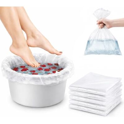 LALILL Einweg Beutel Für Fußbadewanne 50 Stück Hygienische Fußpflege bei der Pediküre Schoner der Fussbadewanne Tüten Geeignet Für Spa, Podologie LALILL Einweg Beutel Für Fußbadewanne 50 Stück Hygienische Fußpflege bei der Pediküre Schoner der Fussbadewanne Tüten Geeignet Für Spa, Podologie