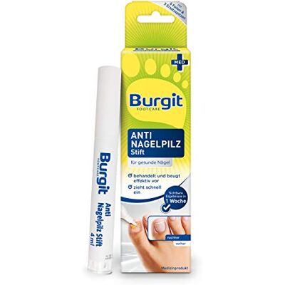 Burgit Anti Nagelpilz Stift (4ml) · · Schnelle Pilzbehandlung · Bei Nagelinfektionen · Verfärbte Verdickte Nägel Burgit Anti Nagelpilz Stift (4ml) · · Schnelle Pilzbehandlung · Bei Nagelinfektionen · Verfärbte Verdickte Nägel