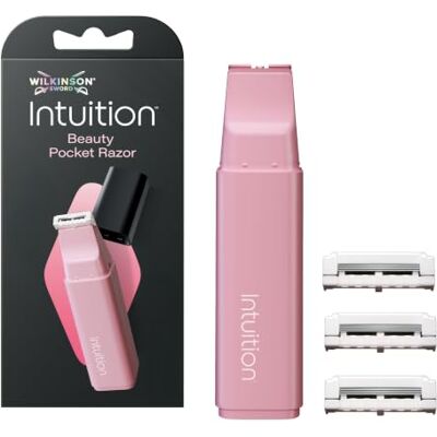 Wilkinson Sword Intuition Beauty Pocket Razor Rasierer mit Kappe und 3 x Ersatzklingen Wilkinson Sword Intuition Beauty Pocket Razor Rasierer mit Kappe und 3 x Ersatzklingen