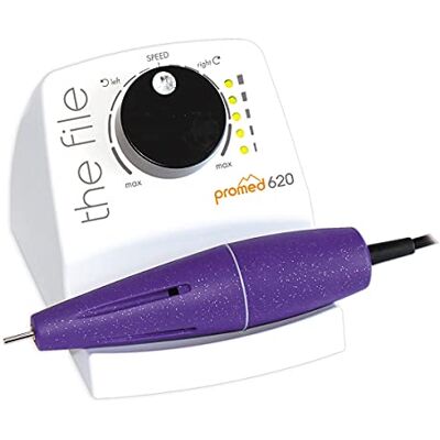 Promed 620 elektrische Nagelfeile, Nagelfräser, Maniküre/Pediküre/Hornhautentferner, Elektrischer Fräser für Nailart/Nageldesign, 20000 U/min Promed 620 elektrische Nagelfeile, Nagelfräser, Maniküre/Pediküre/Hornhautentferner, Elektrischer Fräser für Nailart/Nageldesign, 20000 U/min