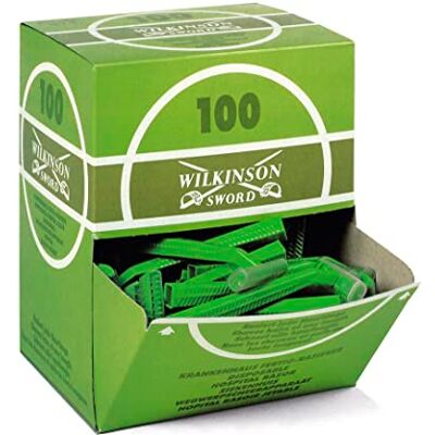 Wilkinson Sword Einwegrasierer für Krankenhäuser mit Einziehfunktion und Spenderbox Wilkinson Sword Einwegrasierer für Krankenhäuser mit Einziehfunktion und Spenderbox