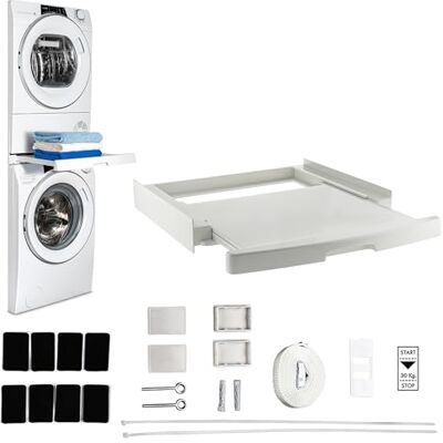 CARE + PROTECT Universal-Zwischenbaurahmen, Platzsparender Zwischenbausatz, Universell für Waschmaschinen mit Tiefe 47-62 cm CARE + PROTECT Universal-Zwischenbaurahmen, Platzsparender Zwischenbausatz, Universell für Waschmaschinen mit Tiefe 47-62 cm