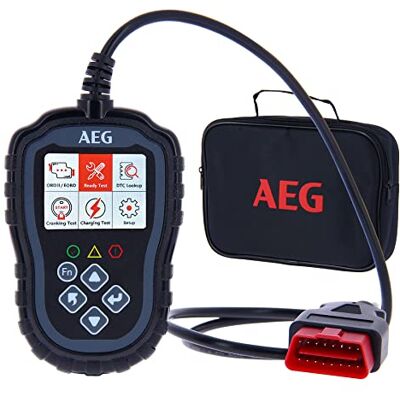 AEG 005073 OBD2 Diagnosegerät Evol 2, 3 Funktionen: Lesen, Details, Löschen von Fehlercodes, Analyse von Fahrzeugdaten, Batterietest und Ladestromkreis AEG 005073 OBD2 Diagnosegerät Evol 2, 3 Funktionen: Lesen, Details, Löschen von Fehlercodes, Analyse von Fahrzeugdaten, Batterietest und Ladestromkreis