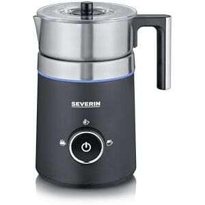 Severin SPUMA 500 Induktions-Milchaufschäumer, Easy-Select-Drehregler, LED-Lichtring mit Statusanzeige, einfache Reinigung, Barista-Ausgusszotte, Edelstahl-gebürstet, schwarz, SM 3585 Severin SPUMA 500 Induktions-Milchaufschäumer, Easy-Select-Drehregler, LED-Lichtring mit Statusanzeige, einfache Reinigung, Barista-Ausgusszotte, Edelstahl-gebürstet, schwarz, SM 3585
