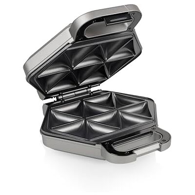 Princess Samosa und Snack-Maker Backfläche von 24,5 cm x 19 cm 10 Snacks pro Sitzung Überhitzungsschutz Geeignet für den Campinggebrauch 700 W 01.123002.01.001 Princess Samosa und Snack-Maker Backfläche von 24,5 cm x 19 cm 10 Snacks pro Sitzung Überhitzungsschutz Geeignet für den Campinggebrauch 700 W 01.123002.01.001