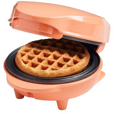 Bestron Mini-Waffeleisen für klassische Waffeln 10cm, kleiner Waffelmaker inkl. Antihaftbeschichtung, ideal für Kindergeburtstage, Ostern oder Weihnachten, Sweet Dreams Kollektion, Farbe: Orange Bestron Mini-Waffeleisen für klassische Waffeln 10cm, kleiner Waffelmaker inkl. Antihaftbeschichtung, ideal für Kindergeburtstage, Ostern oder Weihnachten, Sweet Dreams Kollektion, Farbe: Orange