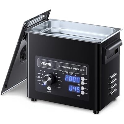 VEVOR Ultraschallreiniger professionelles Ultraschallreinigungsgerät mit Drehknopfsteuerung 3 L, Reinigungsgerät mit Korb & Reinigungskugel, Ultraschallgerät für Uhren Rasierer Schmuck Münzen VEVOR Ultraschallreiniger professionelles Ultraschallreinigungsgerät mit Drehknopfsteuerung 3 L, Reinigungsgerät mit Korb & Reinigungskugel, Ultraschallgerät für Uhren Rasierer Schmuck Münzen