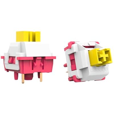 GXTrust LEOBOG Nimbus V3 Linearer Schalter, 90 Stück für Mechanische Tastatur, 30gf Pre-lubed Clacky Switches für DIY Gaming Tastatur 5 Pin, Kompatibel mit MX Tastenkappen GXTrust LEOBOG Nimbus V3 Linearer Schalter, 90 Stück für Mechanische Tastatur, 30gf Pre-lubed Clacky Switches für DIY Gaming Tastatur 5 Pin, Kompatibel mit MX Tastenkappen