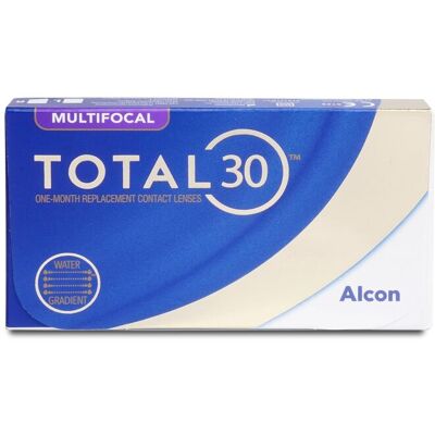 Alcon Total 30 Multifocal (6er Packung) Monatslinsen (-9.75 dpt, Addition High (2.25-2.50) & BC 8.4) mit UV-Schutz Alcon Total 30 Multifocal (6er Packung) Monatslinsen (-9.75 dpt, Addition High (2.25-2.50) & BC 8.4) mit UV-Schutz