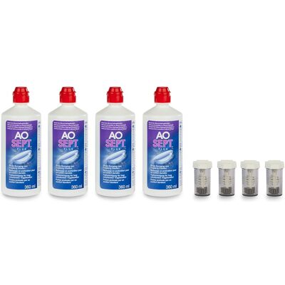Alcon AOSept Plus (4x360ml Peroxidlösung + 4x Behälter) Peroxidlösung, Pflegemittel Alcon AOSept Plus (4x360ml Peroxidlösung + 4x Behälter) Peroxidlösung, Pflegemittel