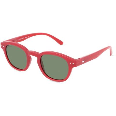 Optim OKIDOKI JIMMY SUN Unisex-Sonnenbrille Vollrand Panto Kunststoff-Gestell, Rot Optim OKIDOKI JIMMY SUN Unisex-Sonnenbrille Vollrand Panto Kunststoff-Gestell, Rot