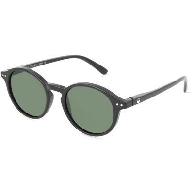 Optim OKIDOKI SAMMY SUN Unisex-Sonnenbrille Vollrand Panto Kunststoff-Gestell, Schwarz Optim OKIDOKI SAMMY SUN Unisex-Sonnenbrille Vollrand Panto Kunststoff-Gestell, Schwarz