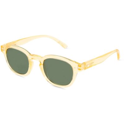 Optim OKIDOKI JIMMY SUN Unisex-Sonnenbrille Vollrand Panto Kunststoff-Gestell, Transparent Optim OKIDOKI JIMMY SUN Unisex-Sonnenbrille Vollrand Panto Kunststoff-Gestell, Transparent
