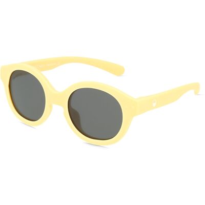 Optim OKIDOKI JIMMY SUN BABY (0-1) Baby-Sonnenbrille Vollrand Panto Kunststoff-Gestell, Gelb Optim OKIDOKI JIMMY SUN BABY (0-1) Baby-Sonnenbrille Vollrand Panto Kunststoff-Gestell, Gelb