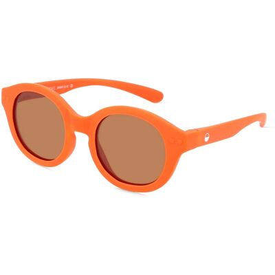Optim OKIDOKI JIMMY SUN LITTLE (3-5) Kinder-Sonnenbrille Vollrand Panto Kunststoff-Gestell, Orange Optim OKIDOKI JIMMY SUN LITTLE (3-5) Kinder-Sonnenbrille Vollrand Panto Kunststoff-Gestell, Orange