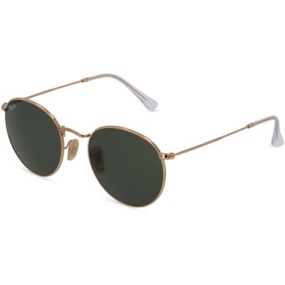 Luxottica Fashion Brillen Vertriebs GmbH Ray-Ban RB 3447 ROUND METAL Herren-Sonnenbrille Vollrand Rund Metall-Gestell, Gold Luxottica Fashion Brillen Vertriebs GmbH Ray-Ban RB 3447 ROUND METAL Herren-Sonnenbrille Vollrand Rund Metall-Gestell, Gold