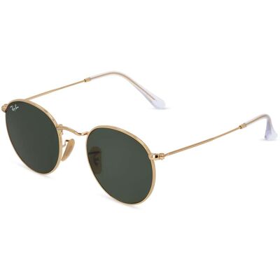 Luxottica Fashion Brillen Vertriebs GmbH Ray-Ban RB 3447N ROUND METAL Herren-Sonnenbrille Vollrand Rund Metall-Gestell, Gold Luxottica Fashion Brillen Vertriebs GmbH Ray-Ban RB 3447N ROUND METAL Herren-Sonnenbrille Vollrand Rund Metall-Gestell, Gold