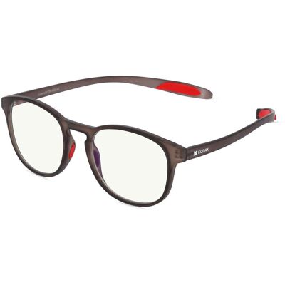 Optim KODAK CF10002 Unisex-Fertiglesebrille Vollrand Panto TR90-Gestell, Grau Optim KODAK CF10002 Unisex-Fertiglesebrille Vollrand Panto TR90-Gestell, Grau