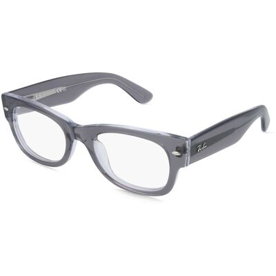 Luxottica Fashion Brillen Vertriebs GmbH Ray-Ban RX0832V MEGA WAYFARER II Unisex-Brille inkl. Gläser Vollrand Quadratisch Kunststoff-Gestell 52/21/145, Grau Luxottica Fashion Brillen Vertriebs GmbH Ray-Ban RX0832V MEGA WAYFARER II Unisex-Brille inkl. Gläser Vollrand Quadratisch Kunststoff-Gestell 52/21/145, Grau