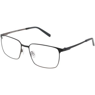 Eschenbach Optik GmbH FREIGEIST 862067 Herren-Brille inkl. Gläser Vollrand Quadratisch Metall-Gestell 60/19/155, Schwarz Eschenbach Optik GmbH FREIGEIST 862067 Herren-Brille inkl. Gläser Vollrand Quadratisch Metall-Gestell 60/19/155, Schwarz