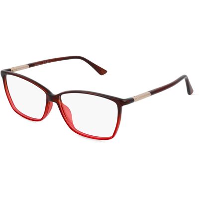 Marchon Germany GmbH Calvin Klein CK21524 Unisex-Brille inkl. Gläser Vollrand Butterfly Kunststoff-Gestell 55/12/140, Rot Marchon Germany GmbH Calvin Klein CK21524 Unisex-Brille inkl. Gläser Vollrand Butterfly Kunststoff-Gestell 55/12/140, Rot