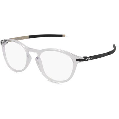 Luxottica Fashion Brillen Vertriebs GmbH Oakley OX8105 Herren-Brille inkl. Gläser Vollrand Rund Kunststoff-Gestell 50/19/140, Transparent Luxottica Fashion Brillen Vertriebs GmbH Oakley OX8105 Herren-Brille inkl. Gläser Vollrand Rund Kunststoff-Gestell 50/19/140, Transparent