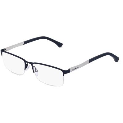Emporio Armani EA1041 3131 Blaue/Graue rechteckige Brille - Brille Emporio Armani EA1041 3131 Blaue/Graue rechteckige Brille - Brille