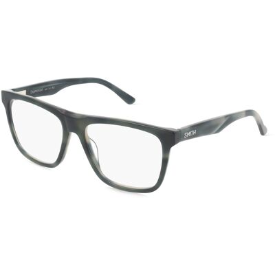 Safilo GmbH Smith DOMINION Herren-Brille inkl. Gläser Vollrand Quadratisch Acetat-Gestell 54/17/145, Grau Safilo GmbH Smith DOMINION Herren-Brille inkl. Gläser Vollrand Quadratisch Acetat-Gestell 54/17/145, Grau