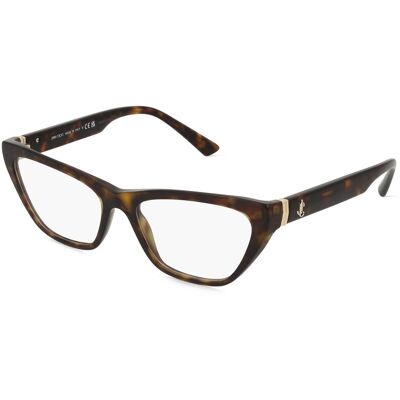 Jimmy Choo Brille Jc3014 - Havana - Damen - Katzenauge Jimmy Choo Brille Jc3014 - Havana - Damen - Katzenauge