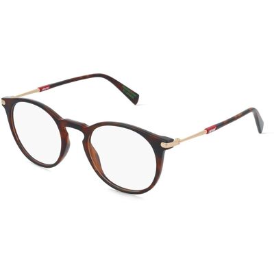 Safilo GmbH Levi’s LV 1089 Damen-Brille inkl. Gläser Vollrand Panto Kunststoff-Gestell 49/21/140, Havanna Safilo GmbH Levi’s LV 1089 Damen-Brille inkl. Gläser Vollrand Panto Kunststoff-Gestell 49/21/140, Havanna