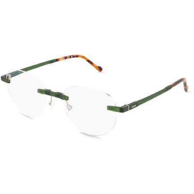 Marchon Germany GmbH Zeiss ZS25561D Herren-Brille inkl. Gläser Randlos Panto Ultem-Gestell 51/19/145, Grün Marchon Germany GmbH Zeiss ZS25561D Herren-Brille inkl. Gläser Randlos Panto Ultem-Gestell 51/19/145, Grün