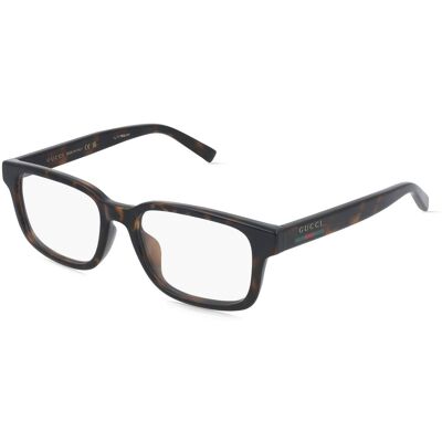 Kering Eyewear Spa Gucci GG2107OL Herren-Brille inkl. Gläser Vollrand Eckig Kunststoff-Gestell 54/18/145, Havanna Kering Eyewear Spa Gucci GG2107OL Herren-Brille inkl. Gläser Vollrand Eckig Kunststoff-Gestell 54/18/145, Havanna