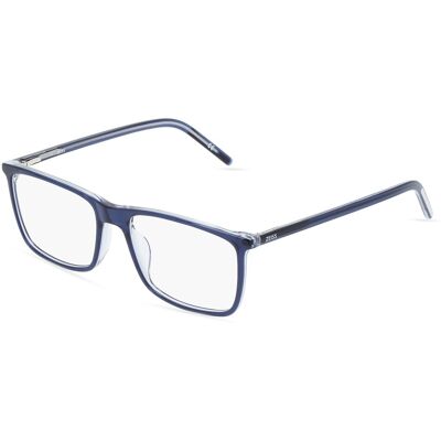Marchon Germany GmbH Zeiss ZS22500 Unisex-Brille inkl. Gläser Vollrand Quadratisch Kunststoff-Gestell 57/18/150, Blau Marchon Germany GmbH Zeiss ZS22500 Unisex-Brille inkl. Gläser Vollrand Quadratisch Kunststoff-Gestell 57/18/150, Blau